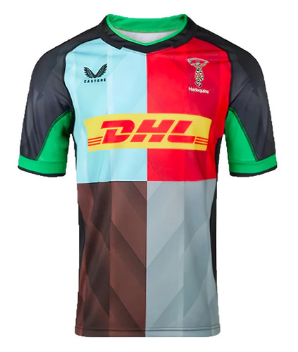 Men harlequins rugby jersey - rugby,