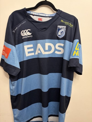 Cardiff blues rugby home shirt - blues,