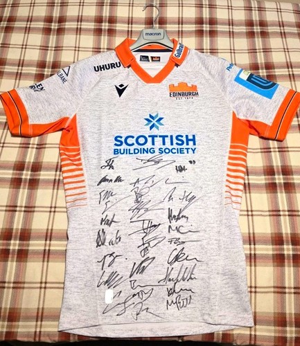 Macron edinburgh rugby - edinburgh, signed