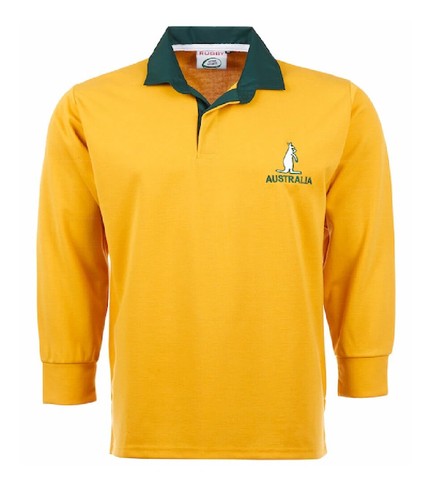 Australia rugby shirt s - rugby, f/s